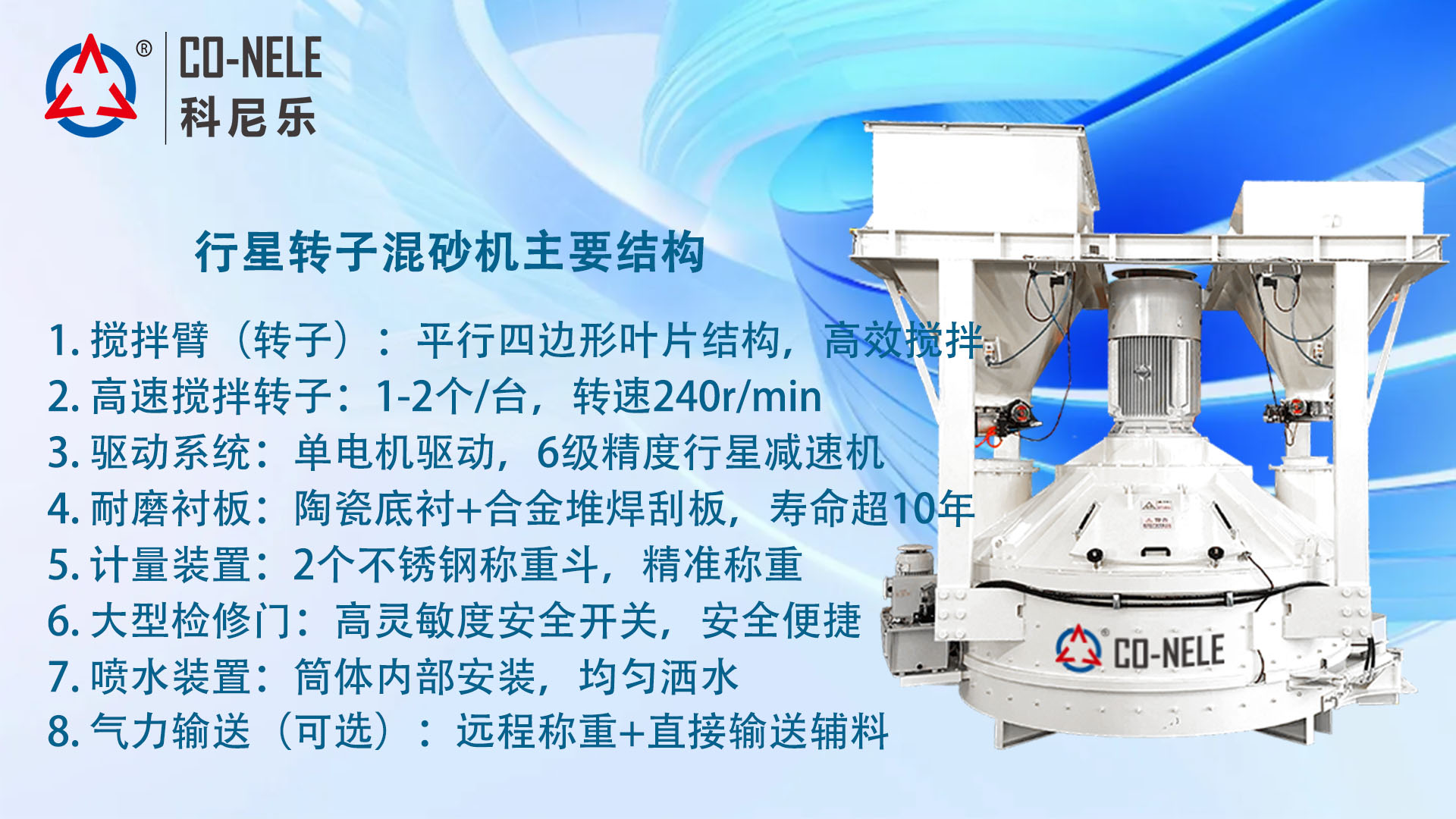 行星變頻轉子混砂機
